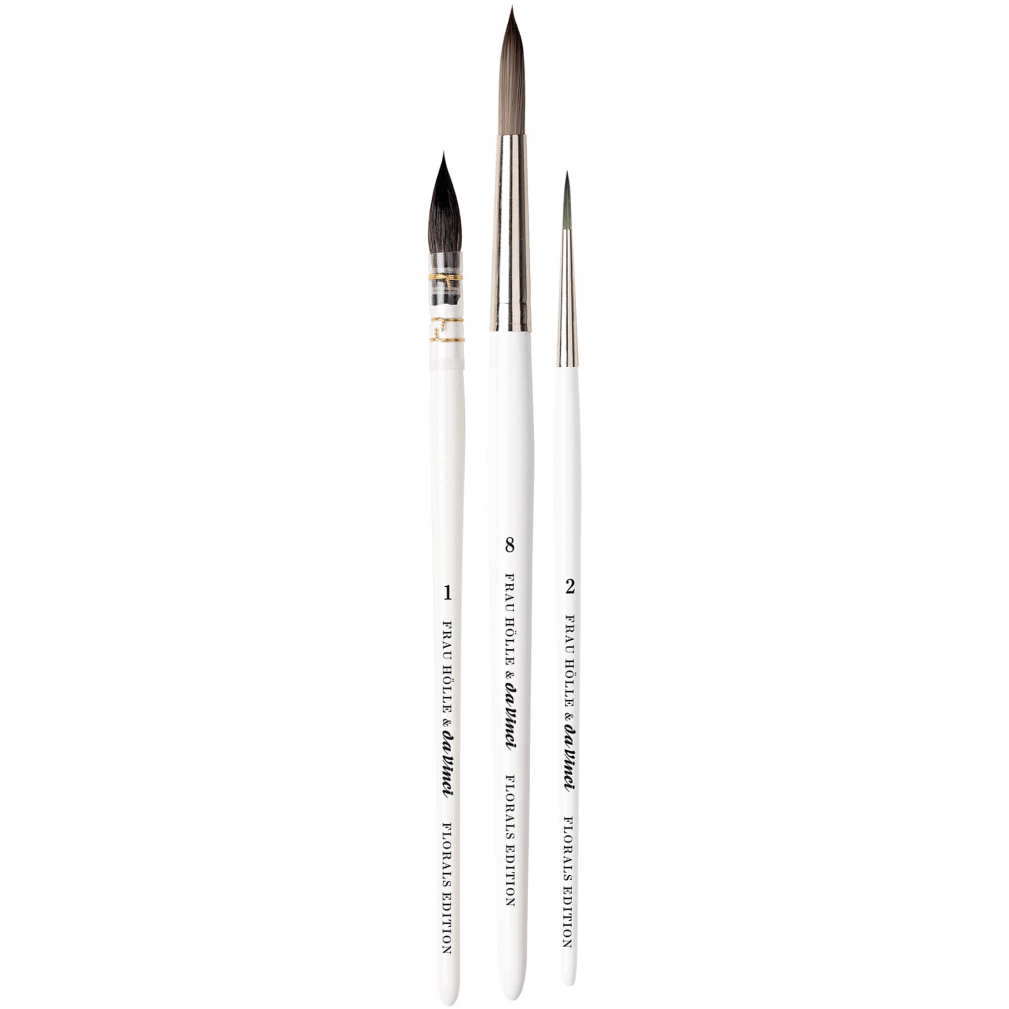 da Vinci Frau Hölle Artist Signature Collection Loose Watercolor Florals Brush Set